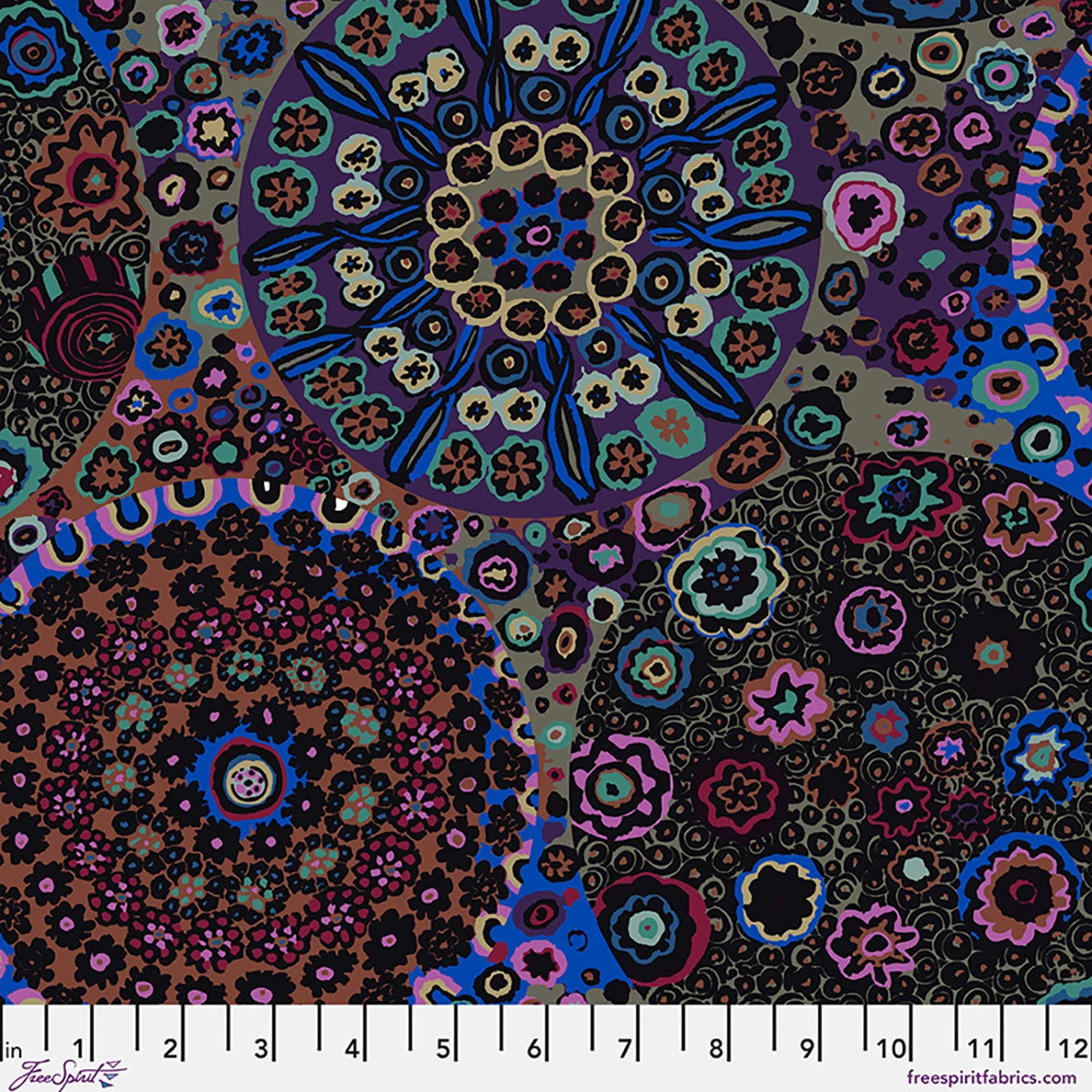 Millefiore - Dark || Kaffe Fassett Cotton Lawn
