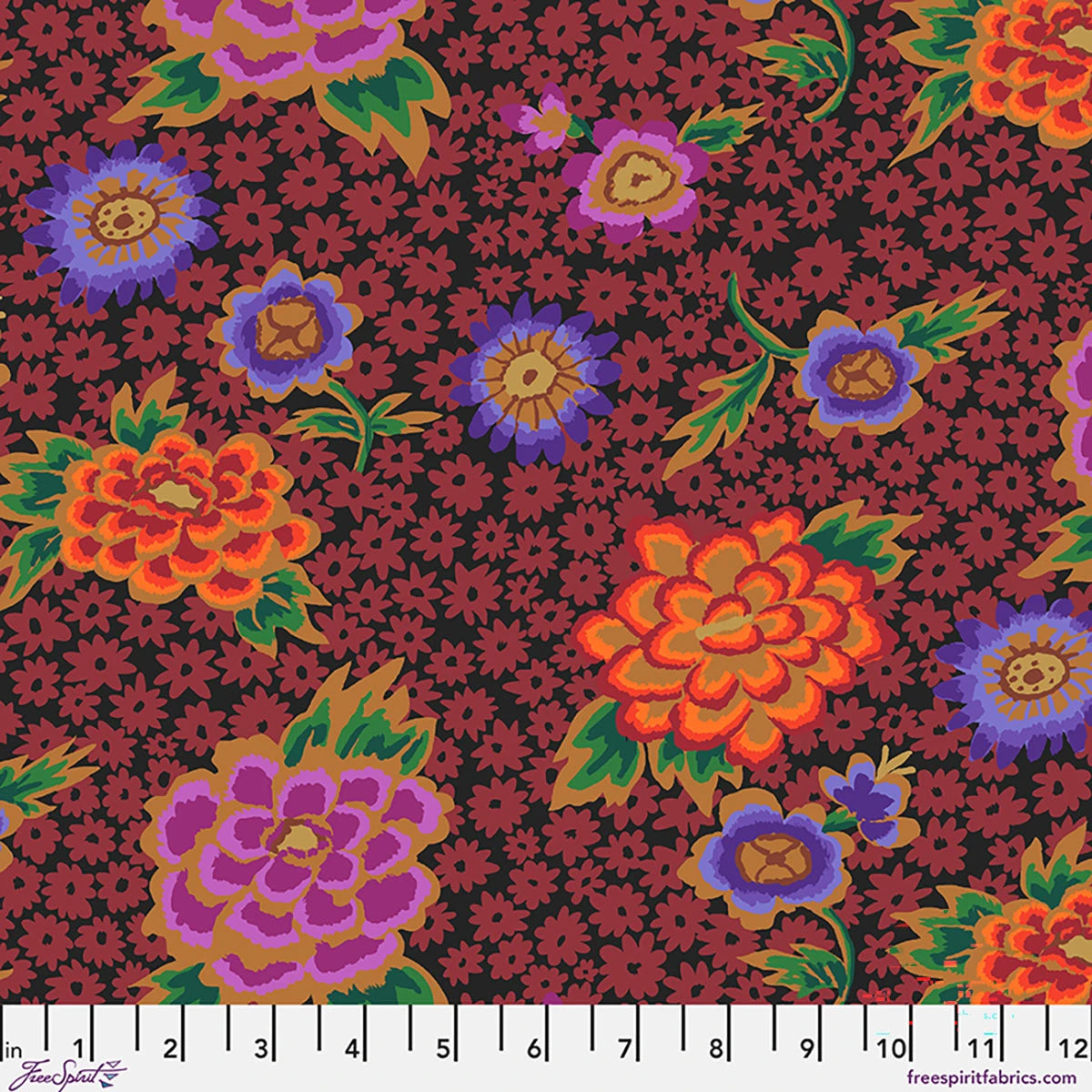 Charlotte in Dark || Kaffe Fassett Cotton Lawn