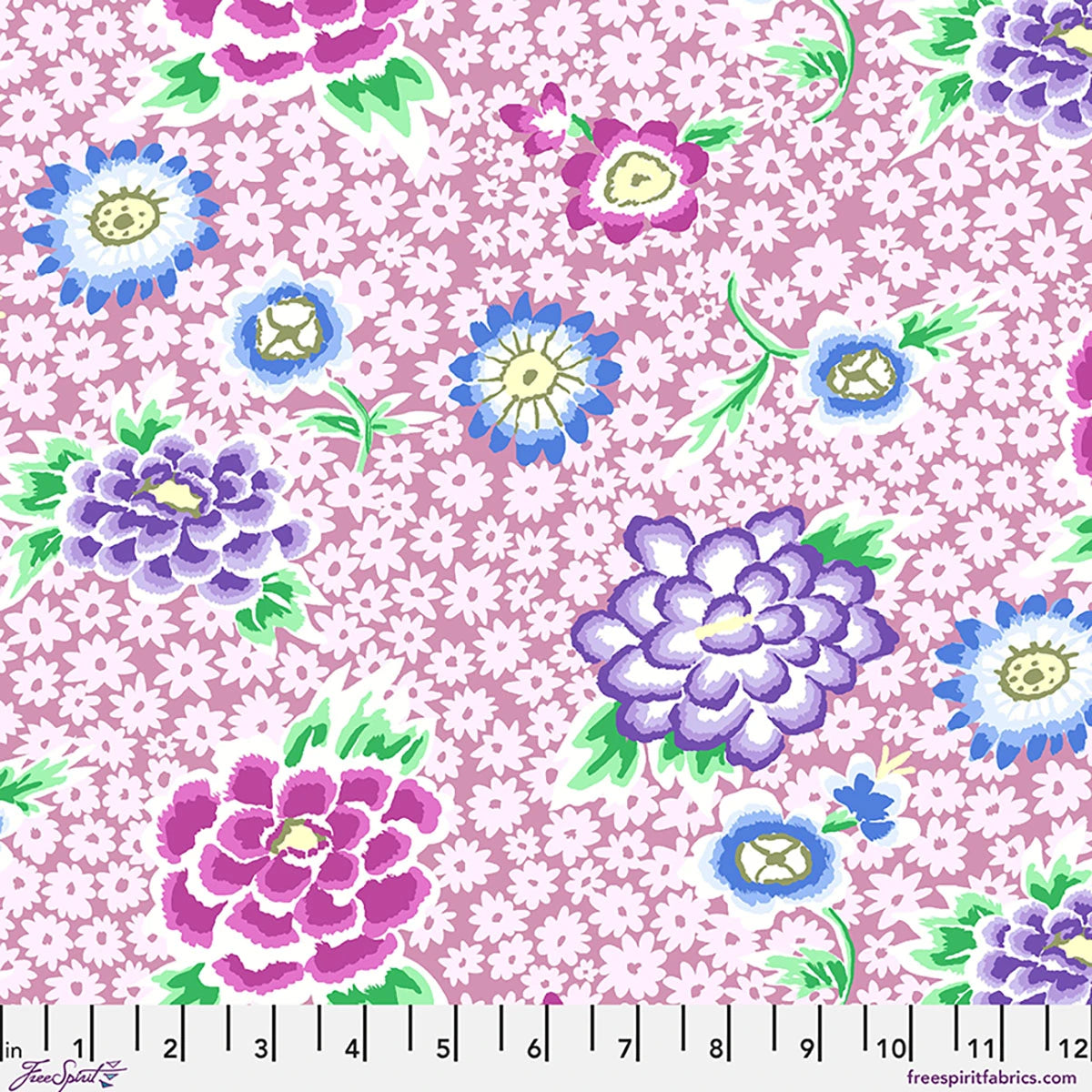 Charlotte in Pastel || Kaffe Fassett Cotton Lawn