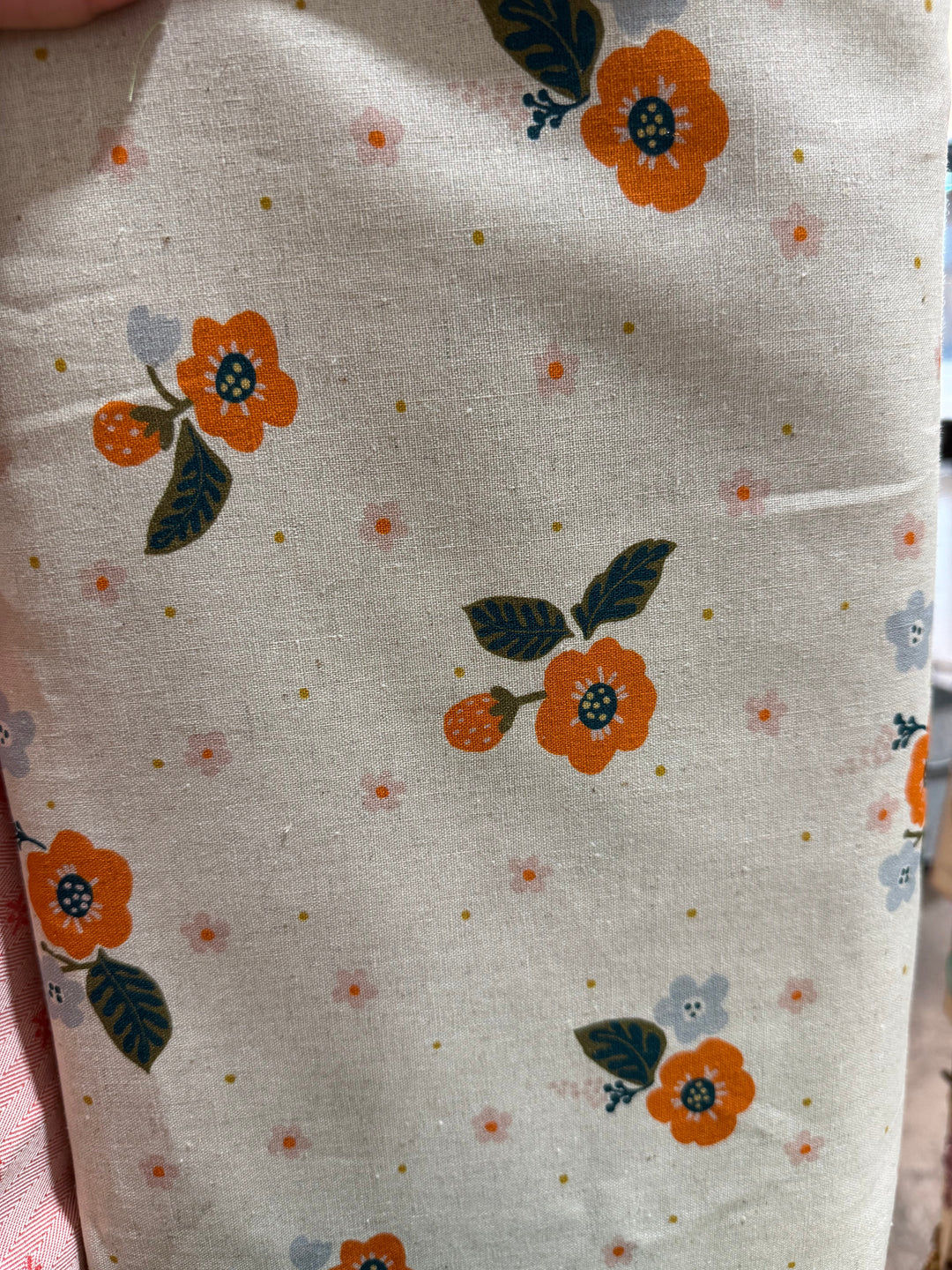 Cotton/Linen Fabric - Margot by Kristen Balouch - Baby Bouquet