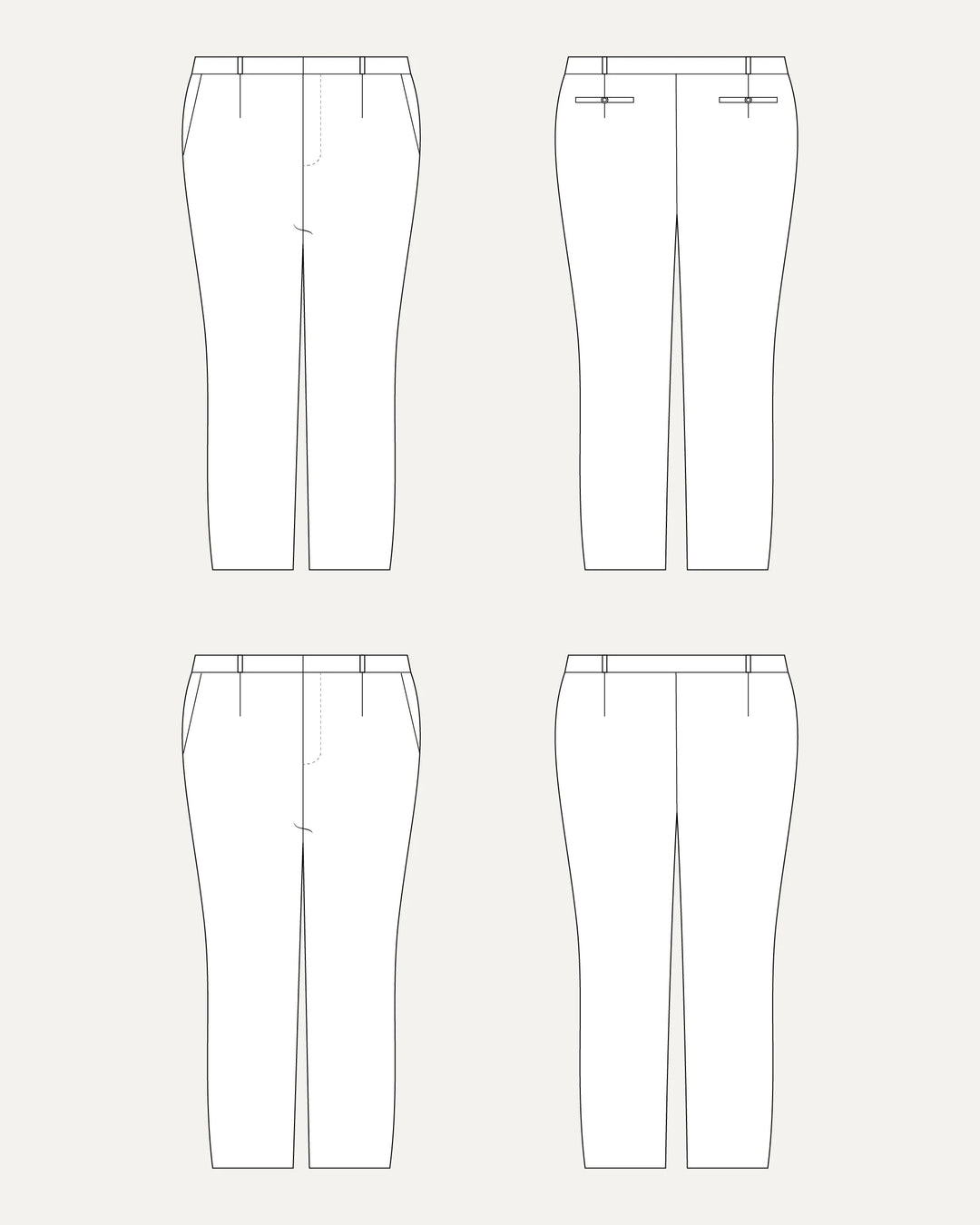2 Session Trouser Sewing Class | Advanced Beginner|  Wednesday, July 15th & Wed, July 22nd at 11-3 PM