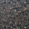 End Papers Basic Cast Iron BARKCLOTH | Charley Harper | Iconic Vol. 2 collection
