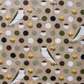 Bank Swallow, Brown BARKCLOTH | Charley Harper | Iconic Vol. 2 collection