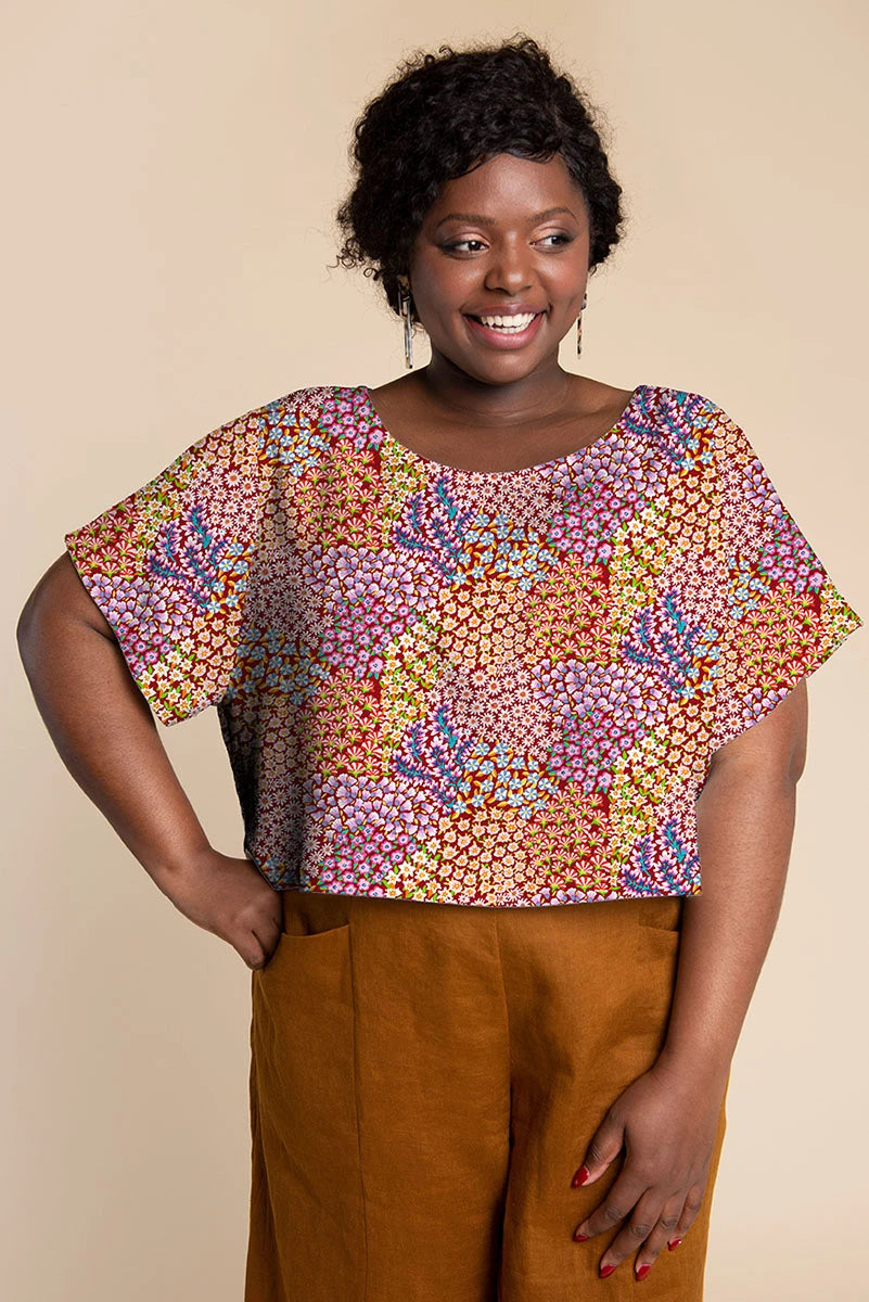 Persian Garden - Rust || Kaffe Fassett Cotton Lawn