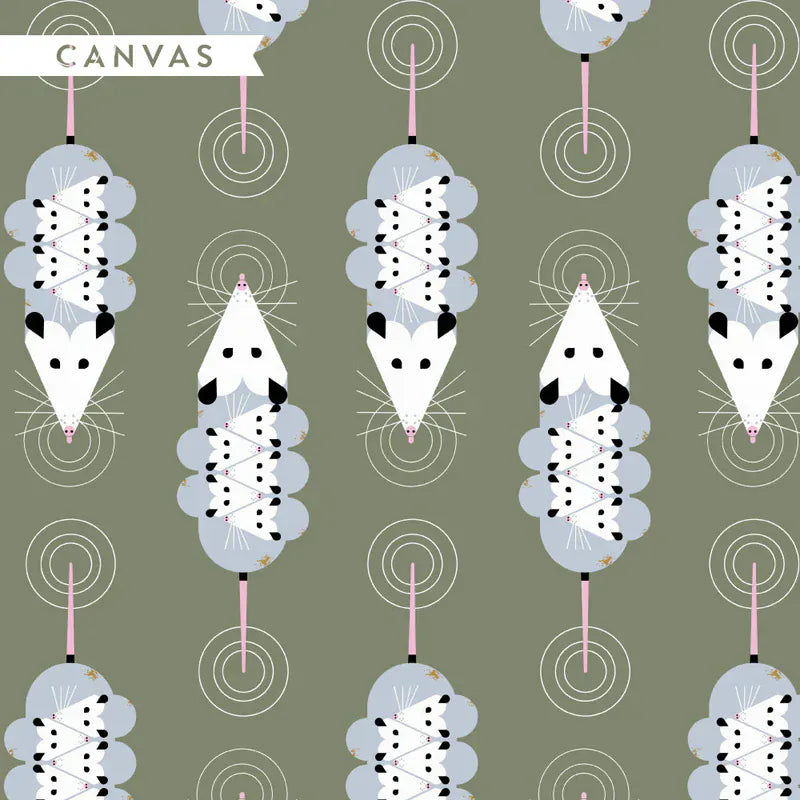 Passel of Possums CANVAS |Charley Harper| Iconic Vol. 2 collection