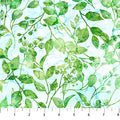 Trailing Leaves in Pale Blue/Green | by Deborah Edwards | Concerto Collection