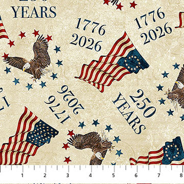 250 Toss in Beige Multi  | America 250-Stonehenge