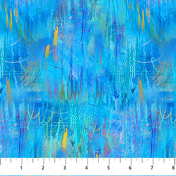 Small Brushstrokes in Blue Multi | Tim Parker | Lotus