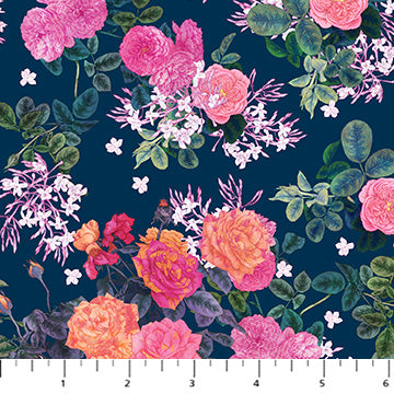 Rosa in Teal | Rosa| by Adriana Picker | Figo Fabrics