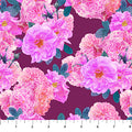 Lush in Berry | Rosa | by Adriana Picker | Figo Fabrics