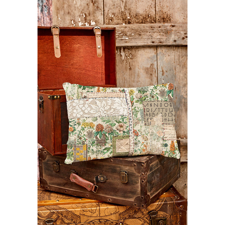Botanical Canvas in Orange | Tim Holtz | Palette Canvas Cloth Collection