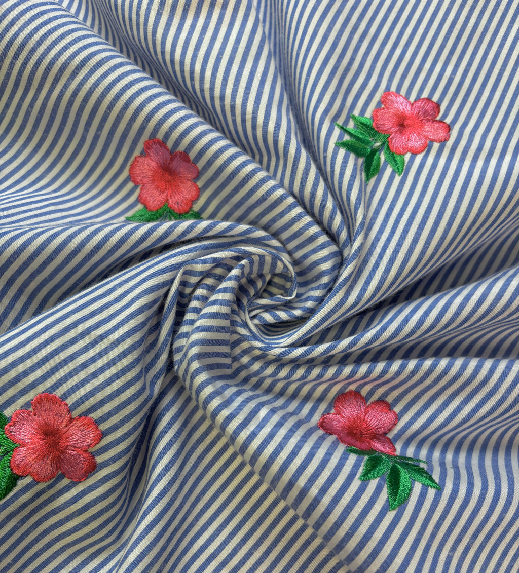 Embroidered Shirting