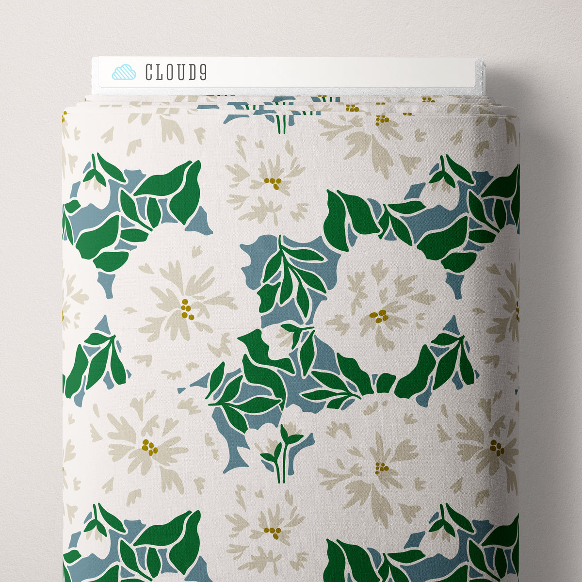 Elegant Estuaries | Mies Blue Cotton Duck 229515