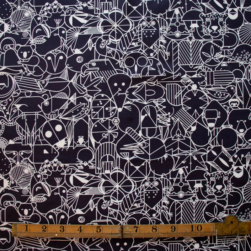 End Papers Black | by Charley Harper | Coastal Vol. 2