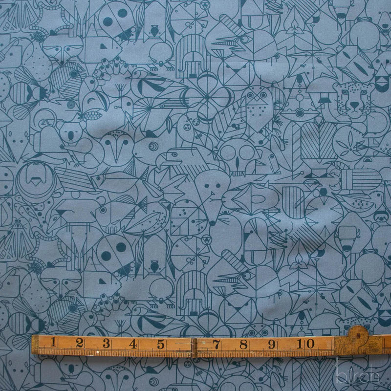 End Papers Denim | by Charley Harper | Coastal Vol. 2