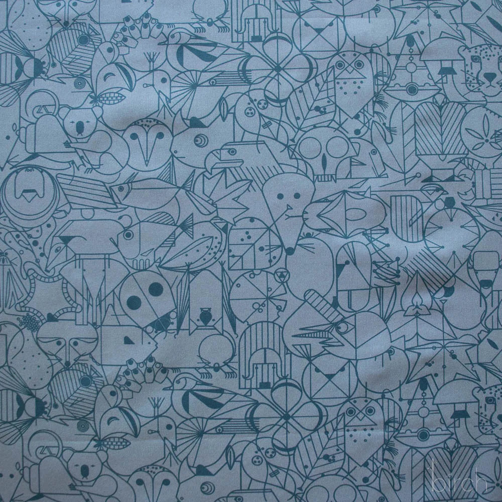 End Papers Denim | by Charley Harper | Coastal Vol. 2