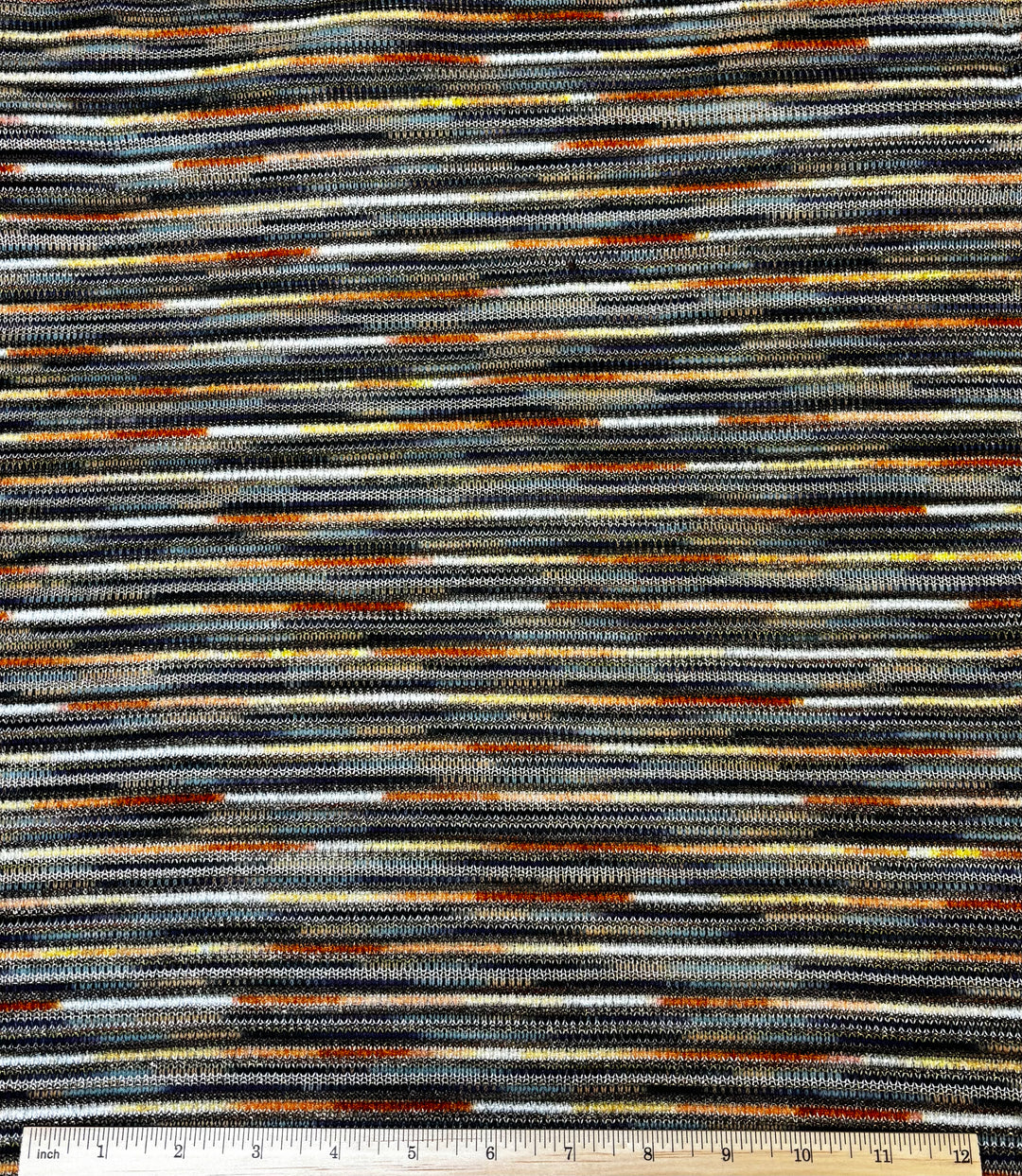 Multi Folk Stripe Metallic | Lorex Knit