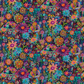 FOLK ART FLORAL FLEUR | Timeless Treasures  | Purrfect Patchwork