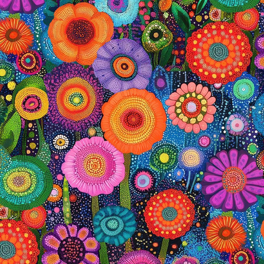 BRIGHT FLORAL   | Jubilant Collection | Timeless Treasures