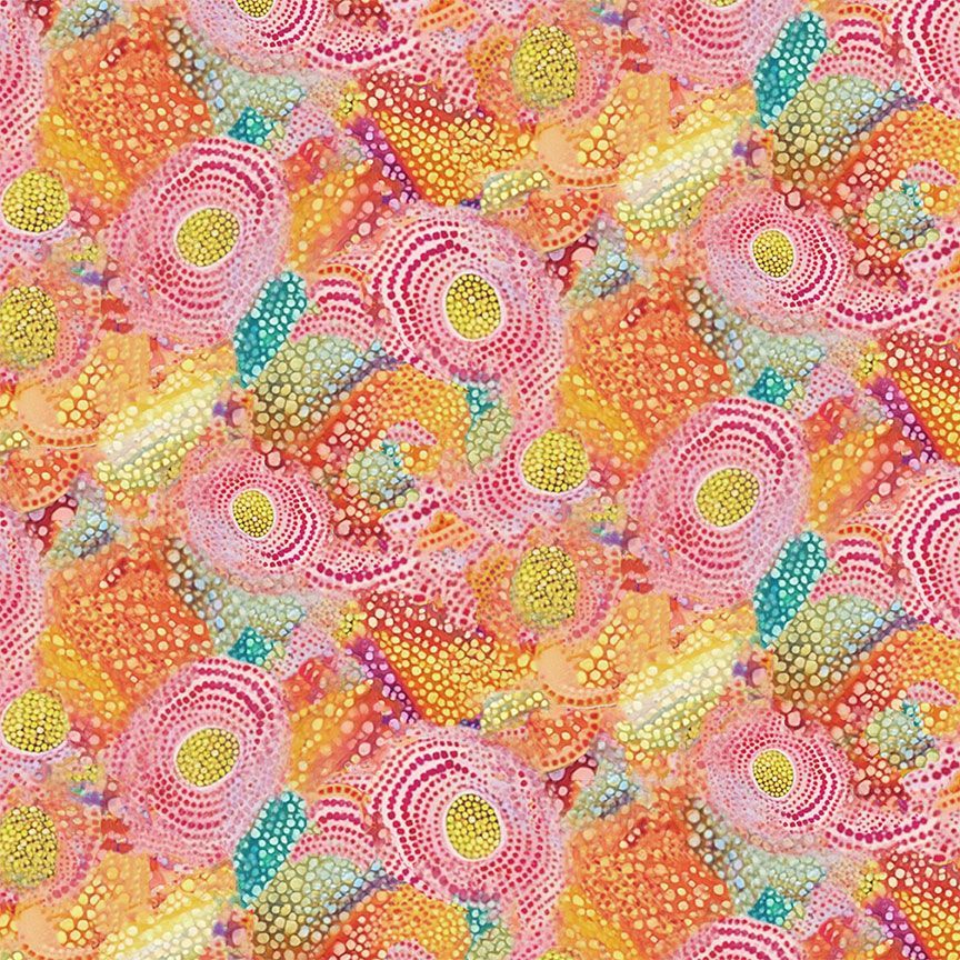 PACKED MEDALLION FLORAL  | Jubilant Collection | Timeless Treasures