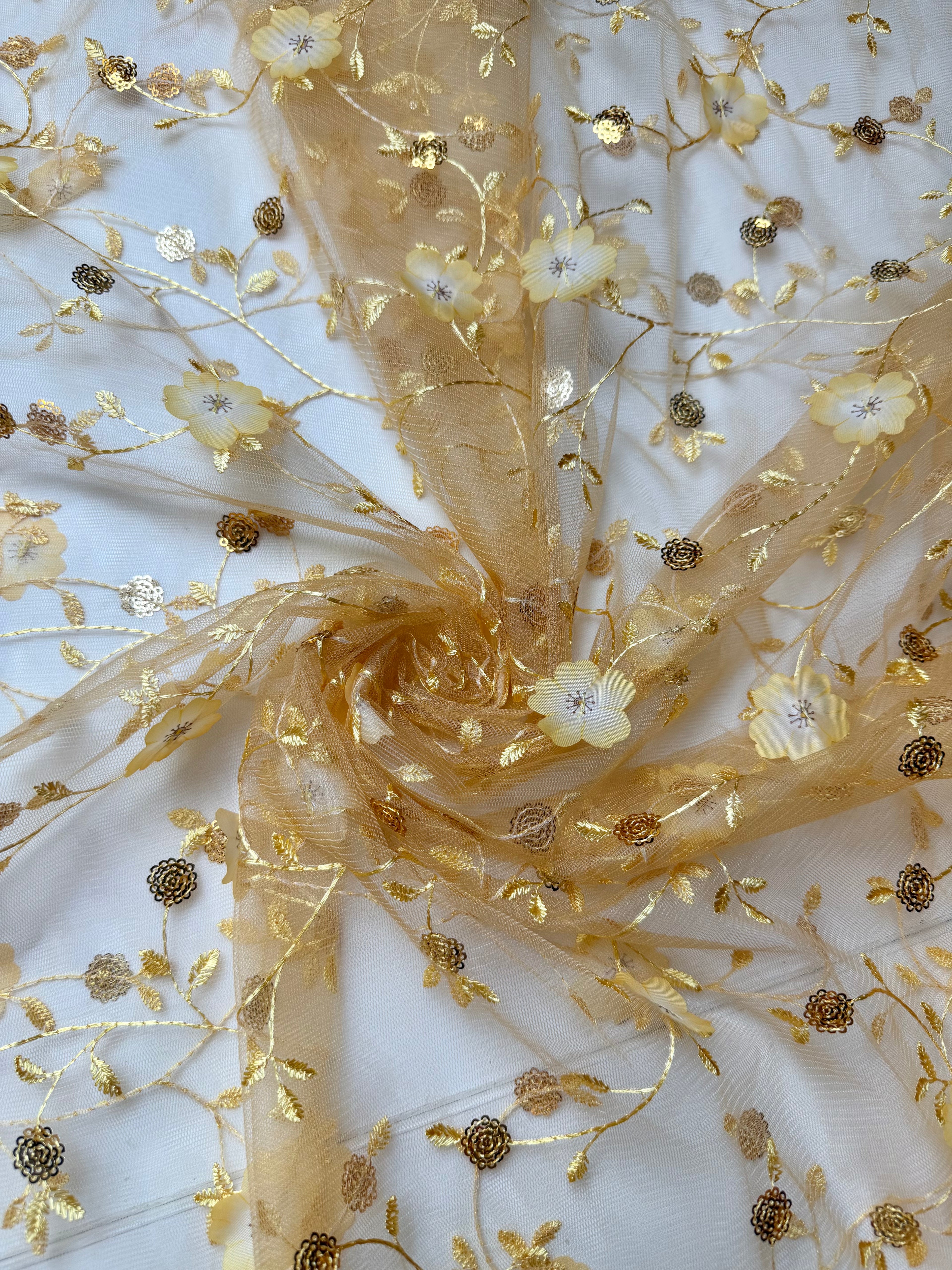Gold Lace | Floral Lace