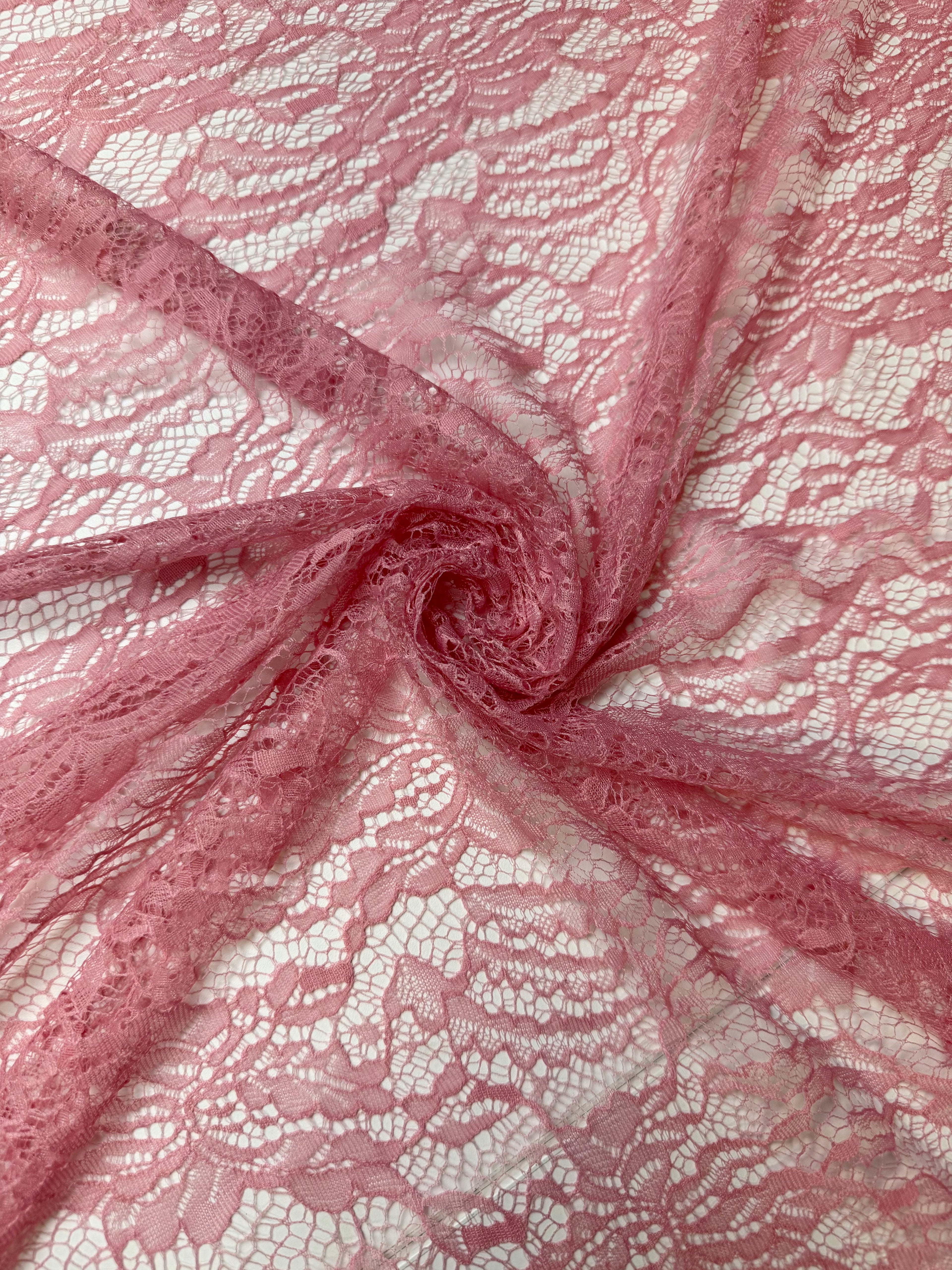 Mauve | Cotton Poly Lace
