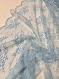 Blue | Scalloped Edge Lace