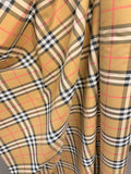 Deadstock Burberry Cotton Fabric | NEW Italian Import