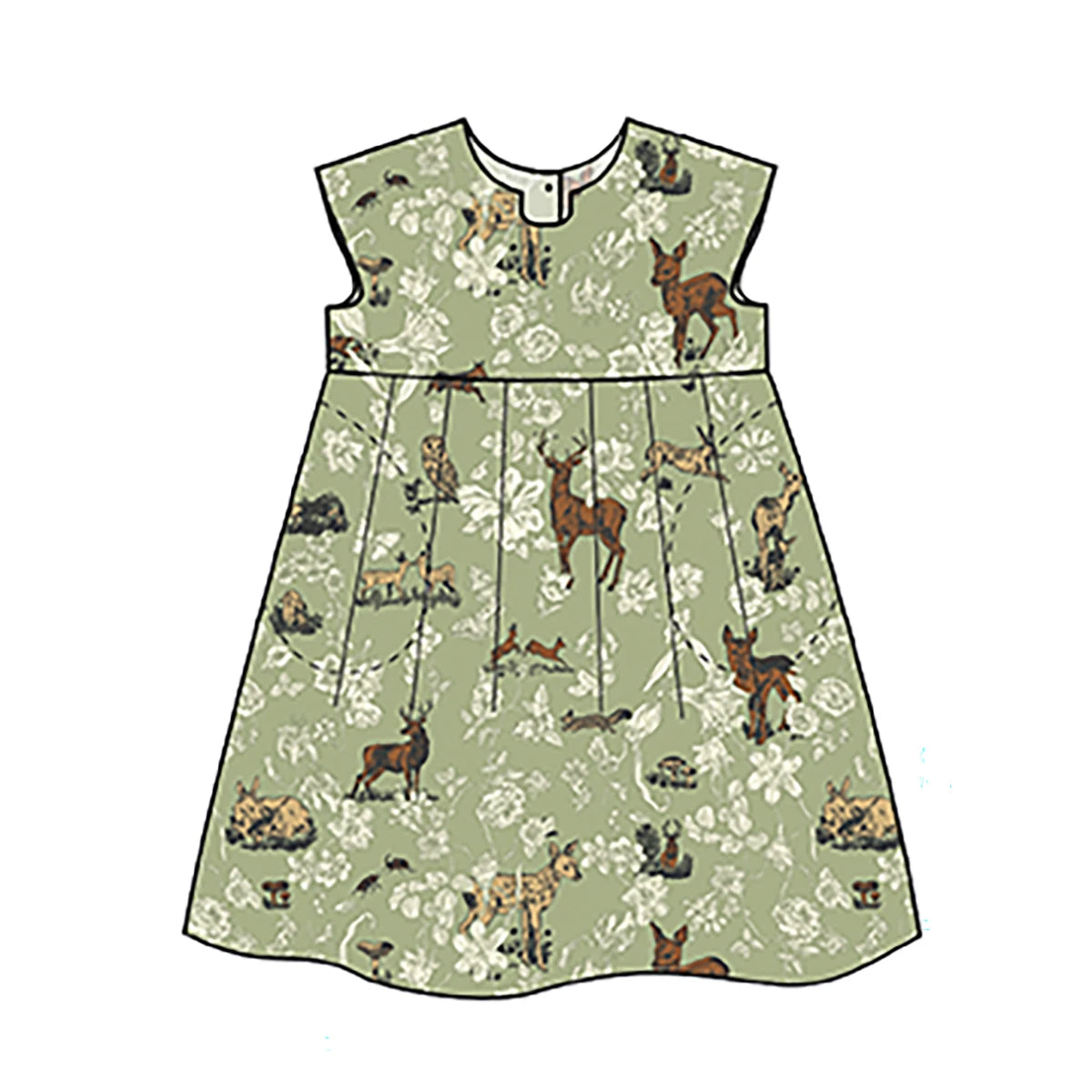 Bambi and Flowers - Mint || Nathalie Letè | Last Fall in Japan