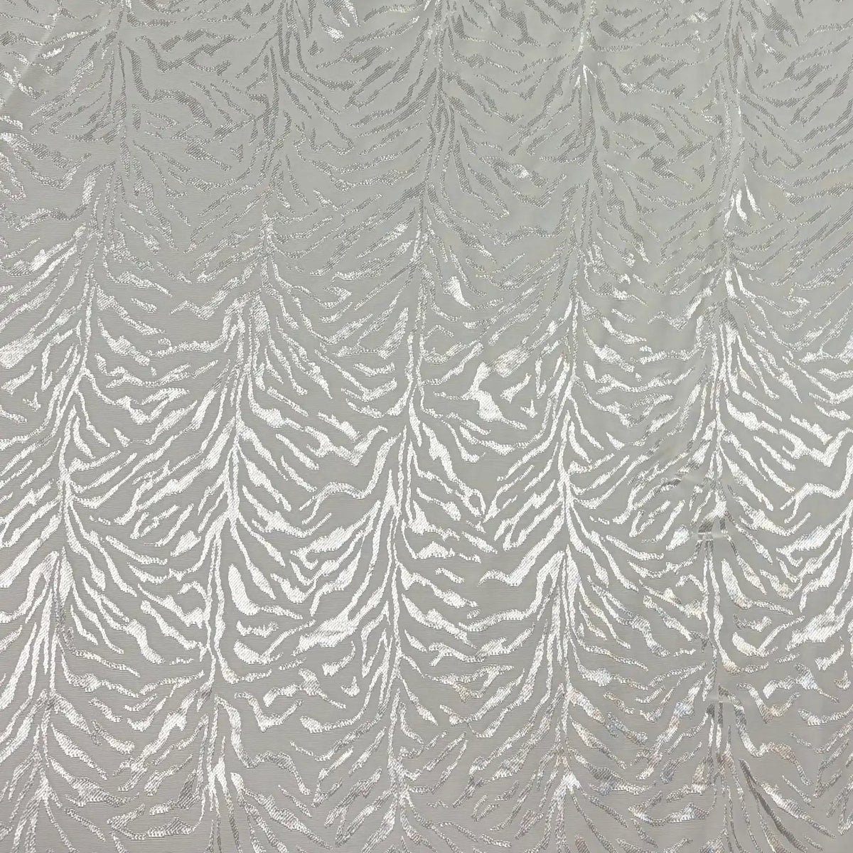 White Zebra Print | Viscose Jacquard | Made in Italy