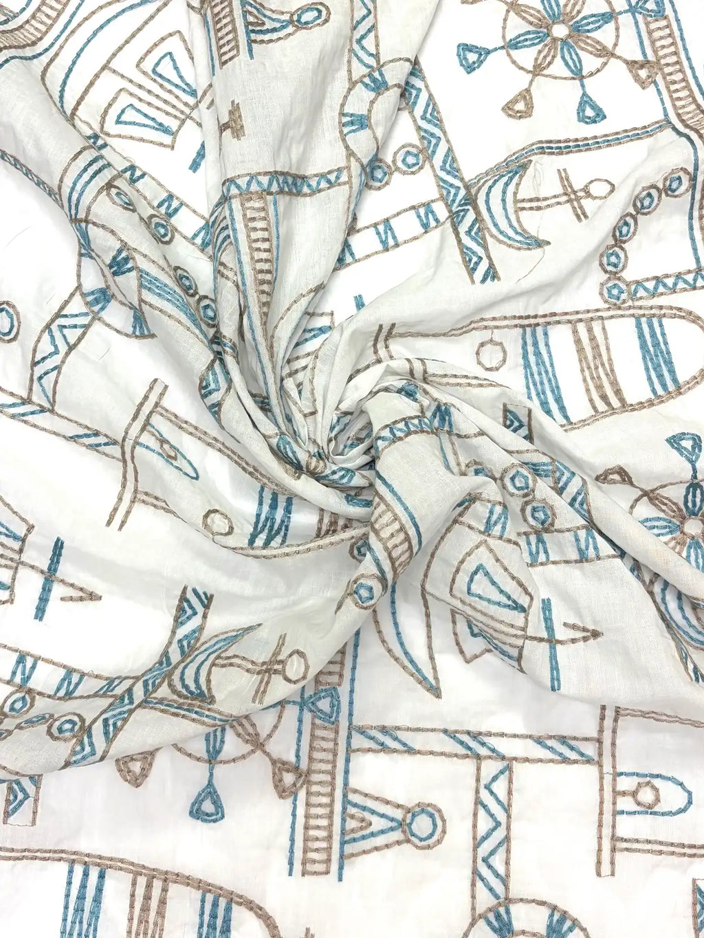 Boat Embroidered | Cotton | Made in Italy