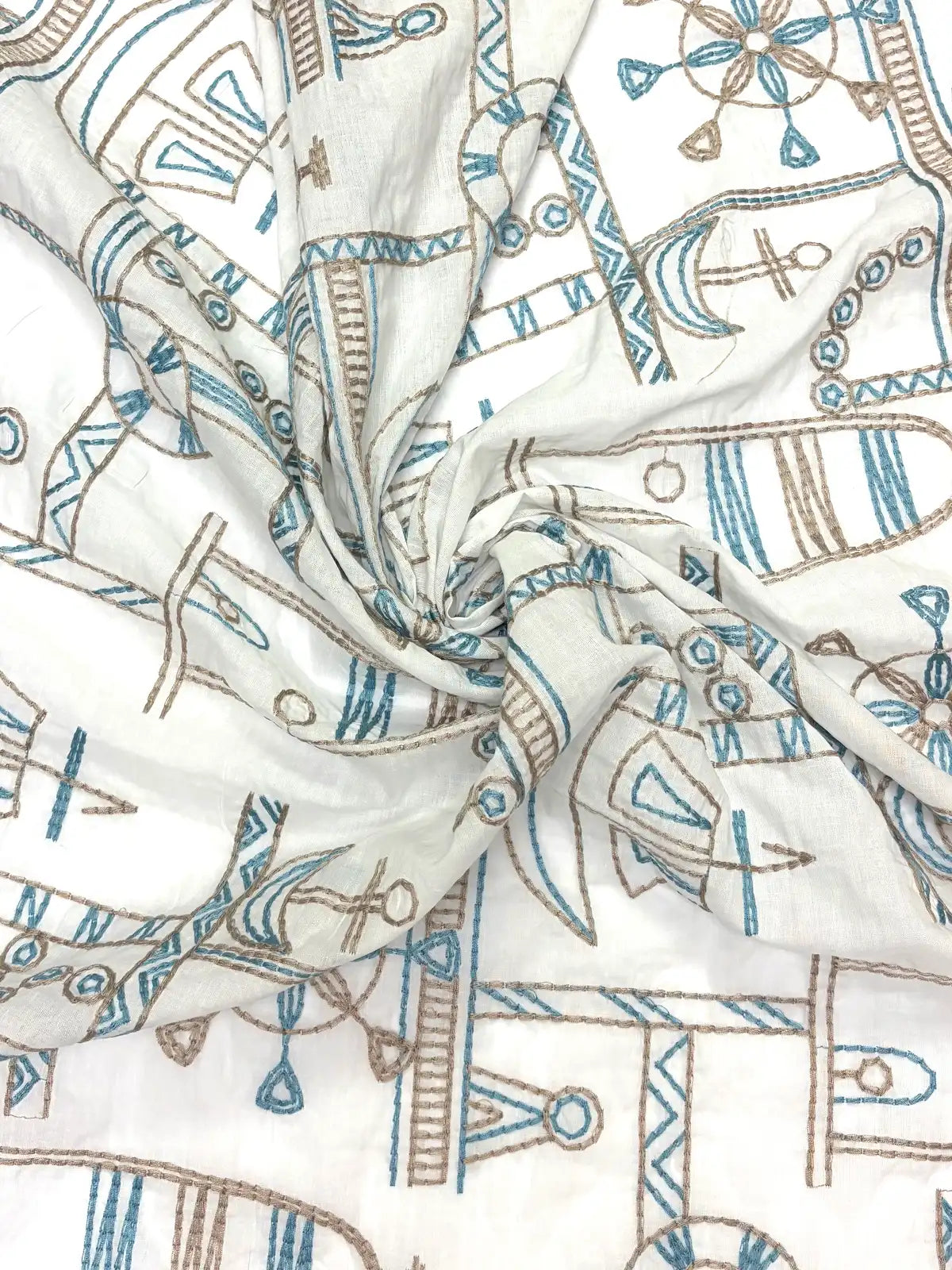 Boat Embroidered | Cotton | Made in Italy