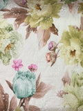 Green Floral Eyelet Cotton | Lace | Made in Italy