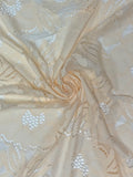 Peach Blush Floral | Lace Stretch
