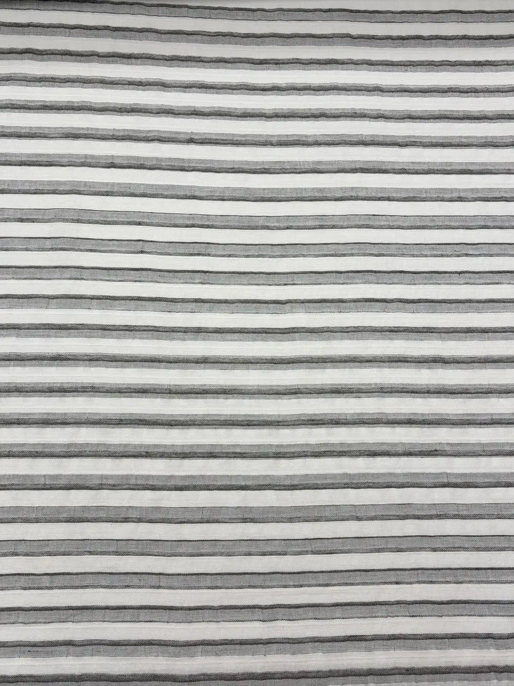 Green and Cream Moving Stripe | Viscose Blend | Made in Italy