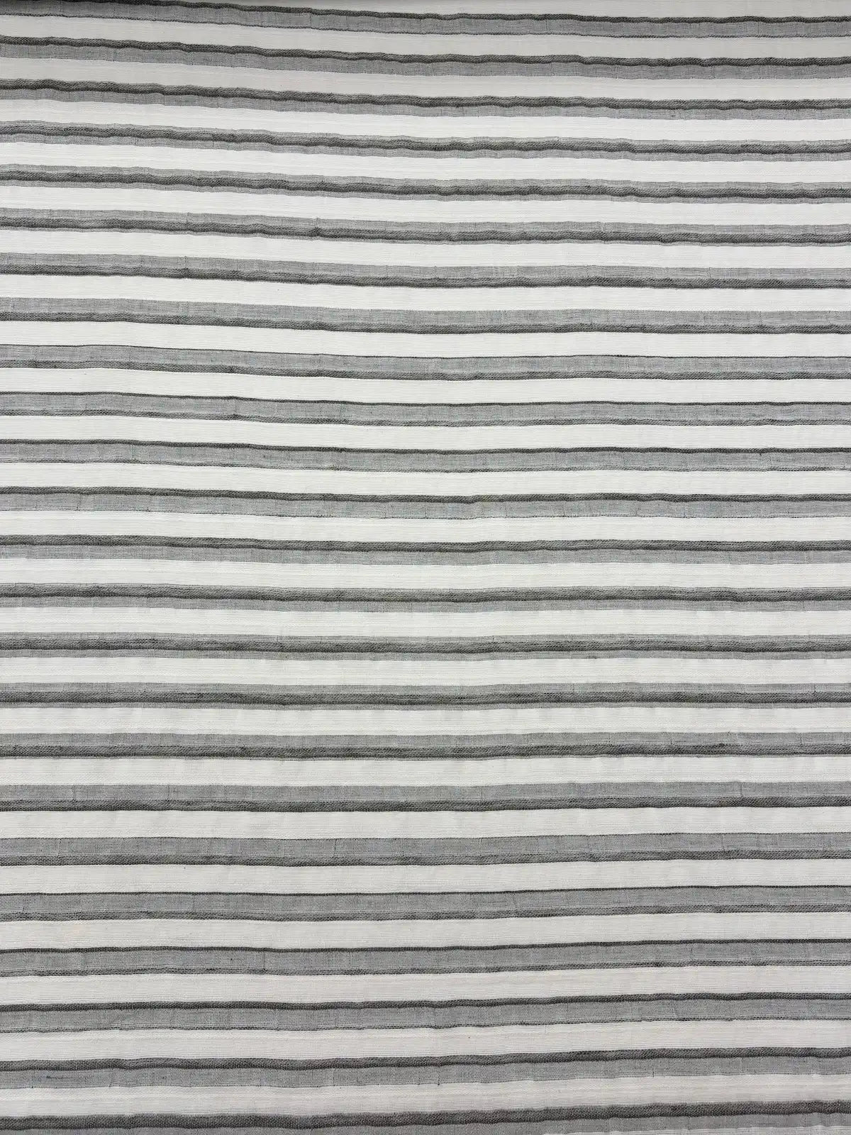 Green and Cream Moving Stripe | Viscose Blend | Made in Italy