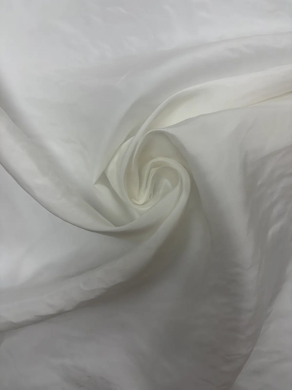 White Taffeta Solid | Silk | Made in Italy