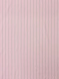 Pink With White and Brown Stripes | Cotton | Made in Italy