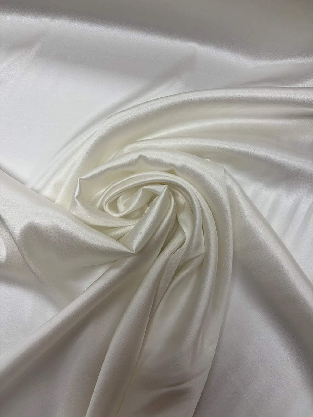 Solid White | Viscose Satin | Made in Italy