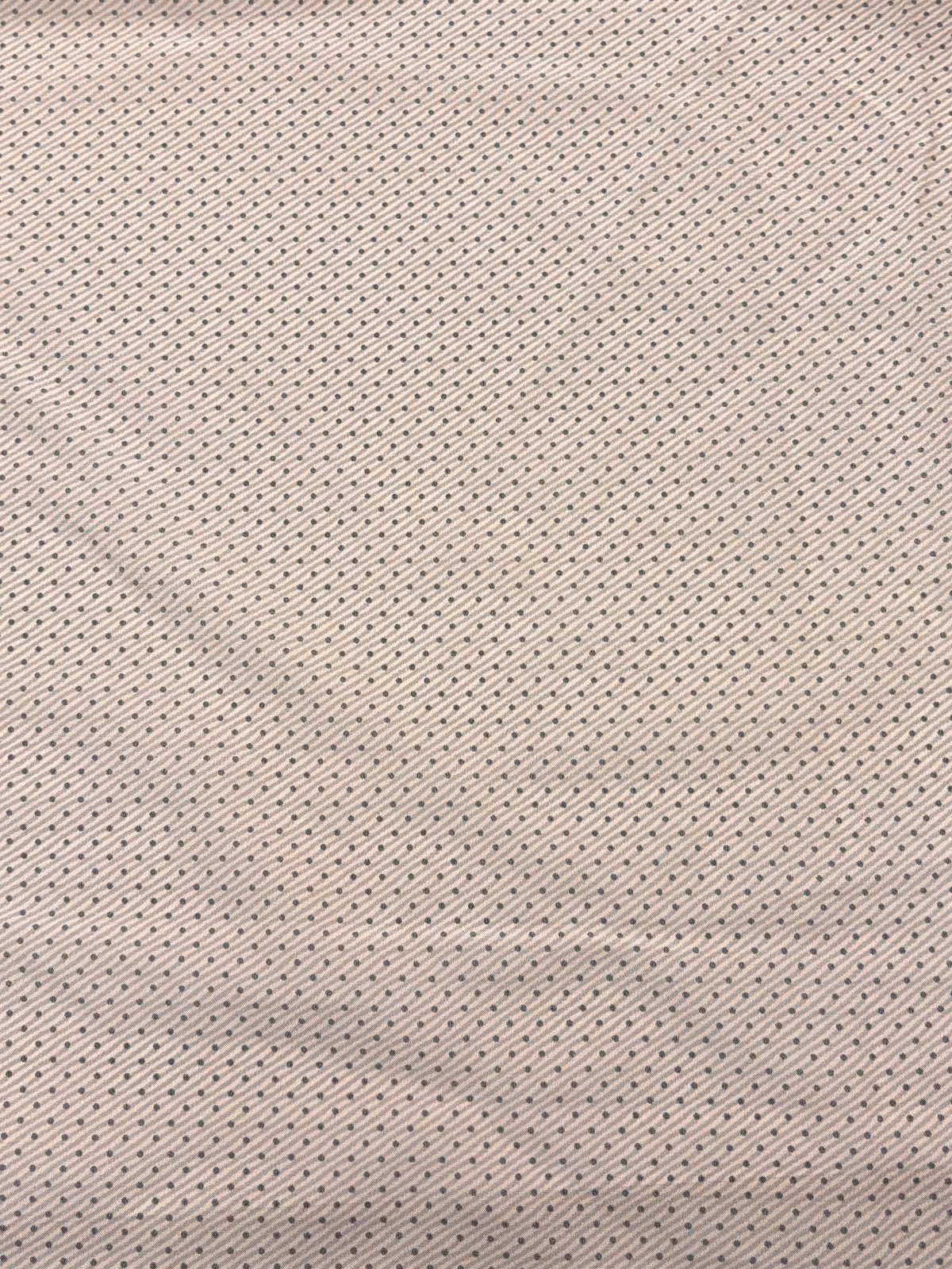 Dusty Rose Stripe with Dark Grey Polka dots | Silk