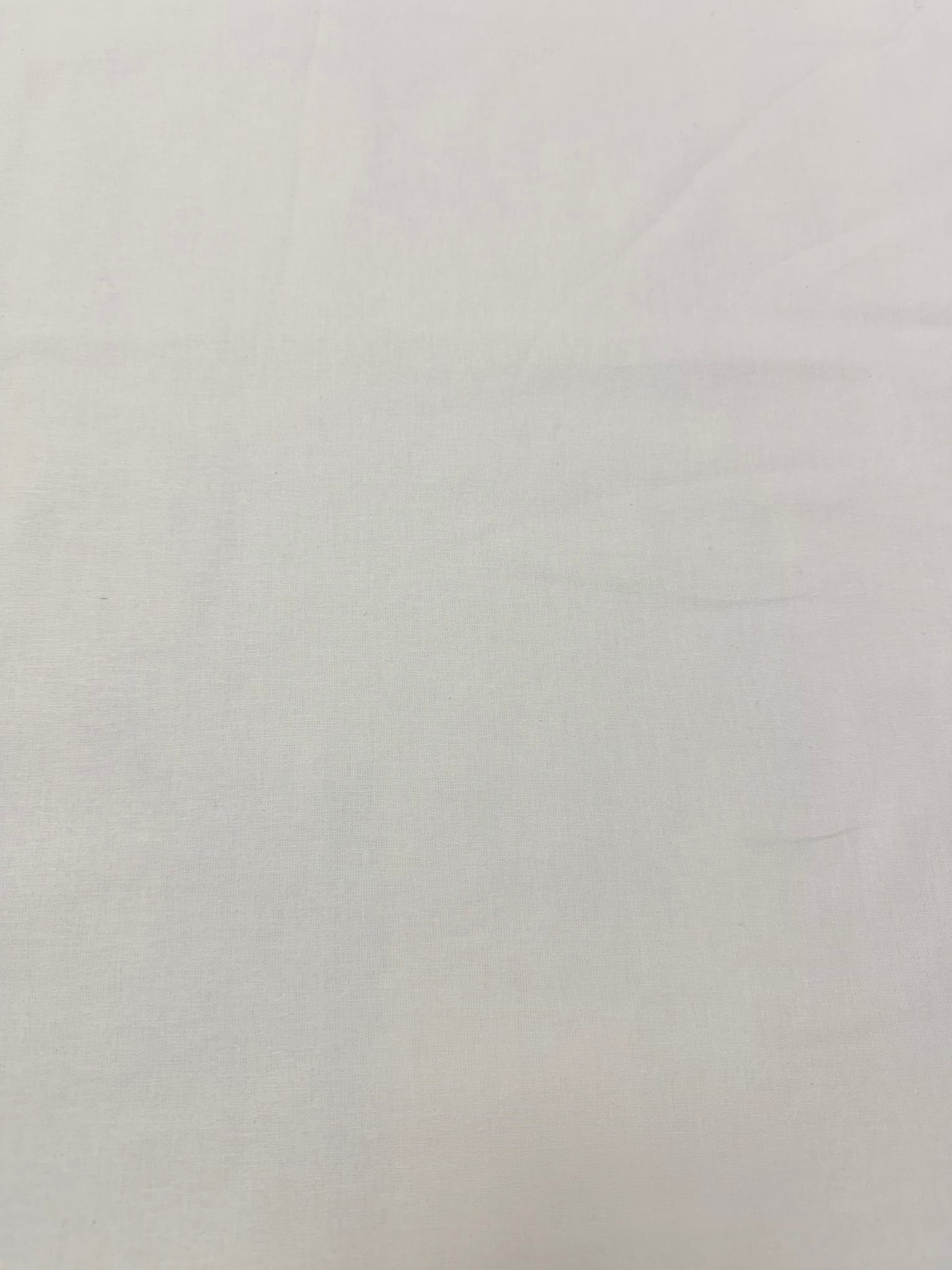 White |Solid Quilting Fabrics | Sublimation Fabric |  Happy Value Utility