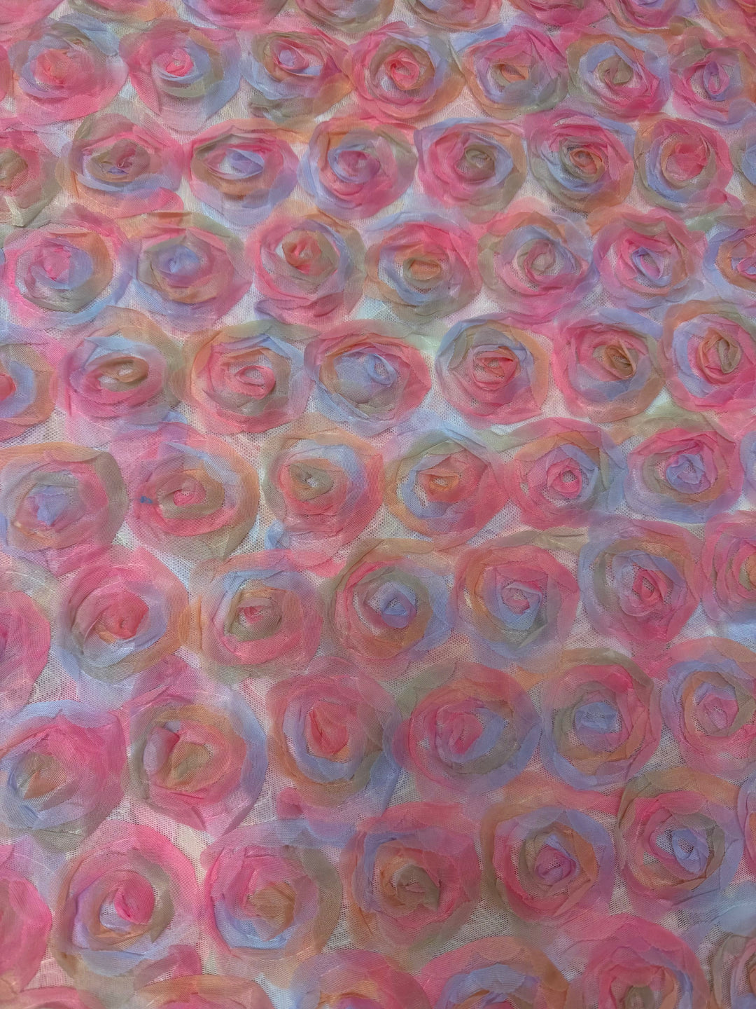 Multi Ditsy Floral Rayon | 3D Mesh