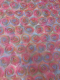 Multi Ditsy Floral Rayon | 3D Mesh