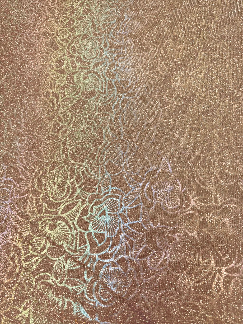 Iridescent Floral Super Shine | Metallic