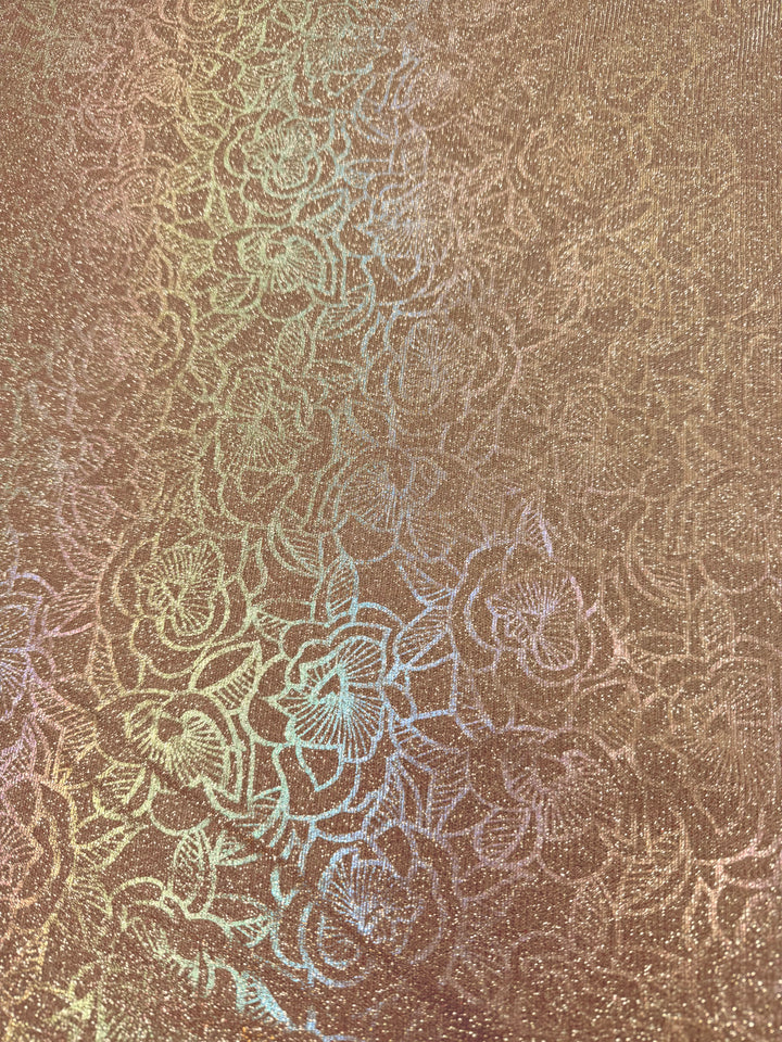 Iridescent Floral Super Shine | Metallic