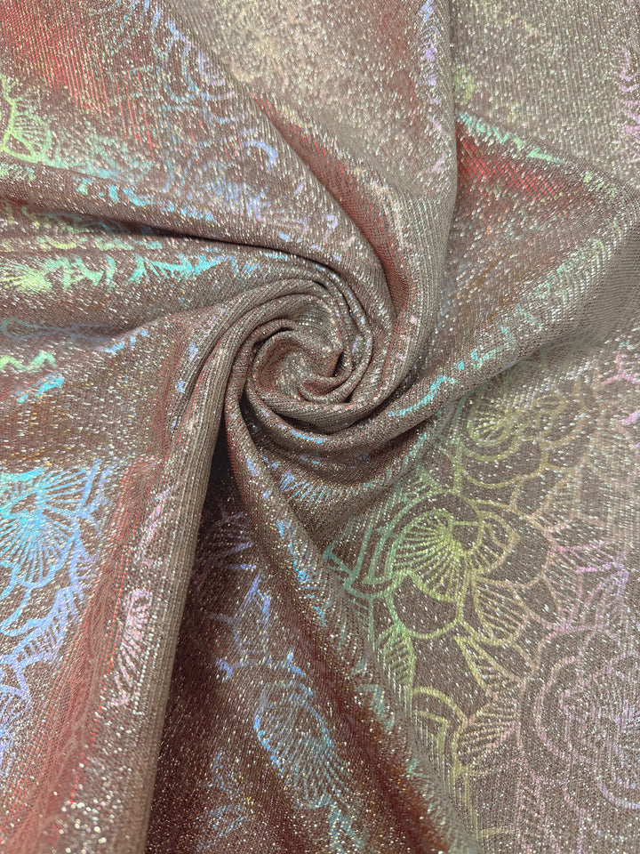 Iridescent Floral Super Shine | Metallic