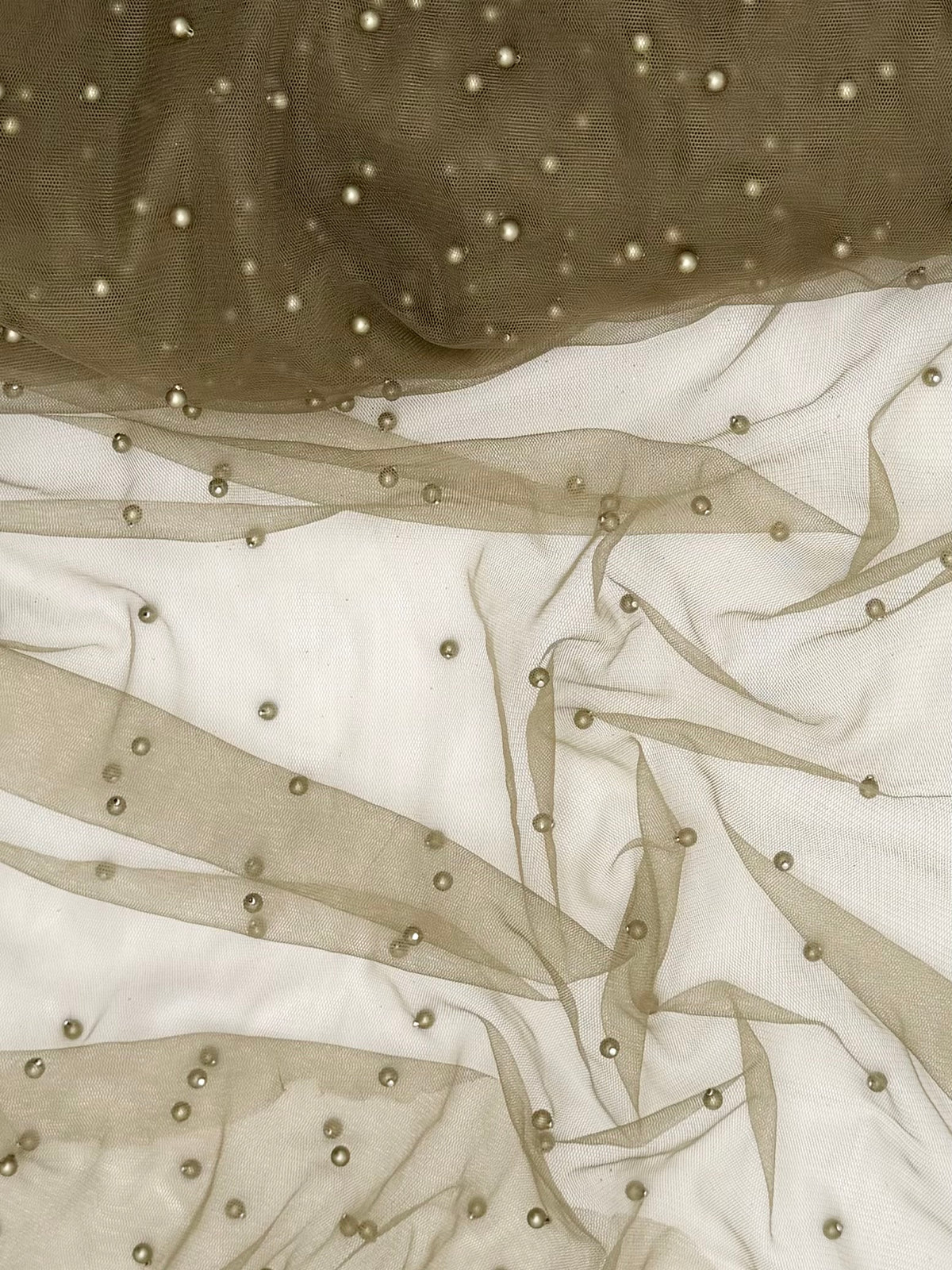 Champagne Lace | Pearl Tulle