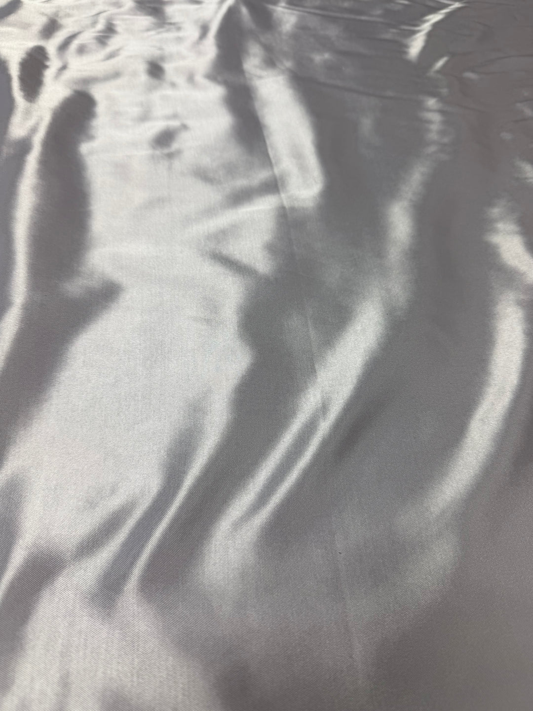 Silky White | Solid Satin