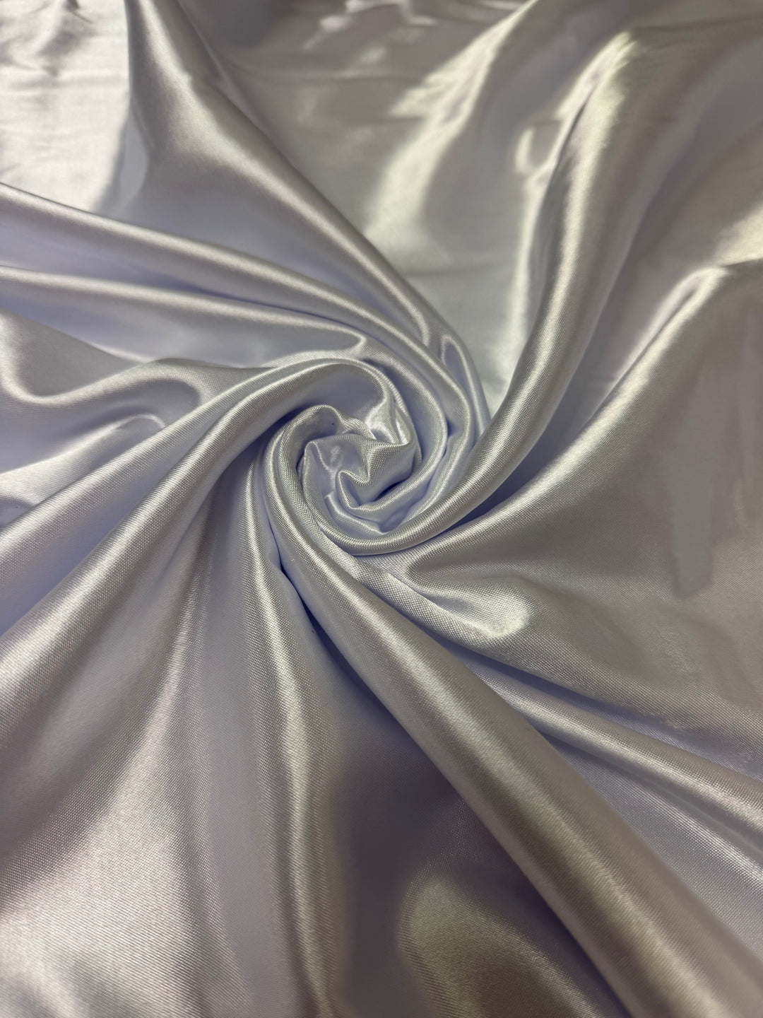 Silky White | Solid Satin