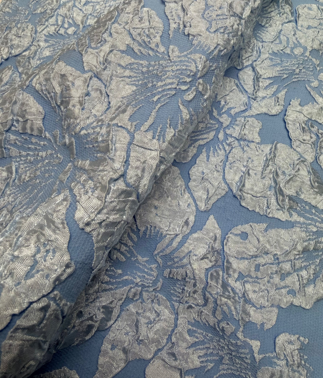Bright Blue Jacquard Tweed-Classic Sportswear